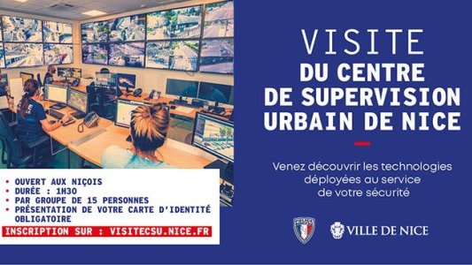 Centre de Supervision Urbain : Reprise des visites ouvertes aux Niçois dès le 6 février