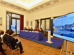 Christian Estrosi a tenu aujourd'hui la première Commission Locale de la Proximité et de l'Environnement du Port de Nice