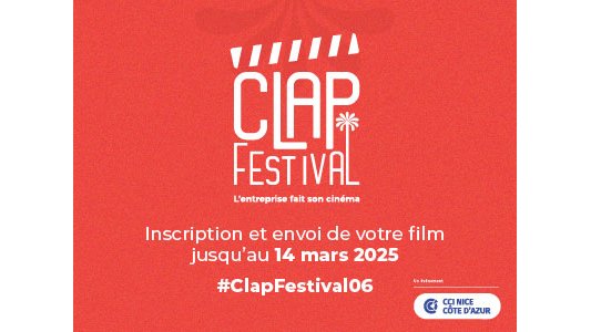 Clap Festival 2025 : candidatures ouvertes pour le festival du film d'entreprise jusqu'au 14 mars 