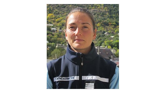 Sarah Chelpi, chef du PGHM de Saint-Sauveur-sur-Tinée