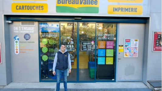 Bureau Vallée : Hervé Claisse reprend le magasin de Menton