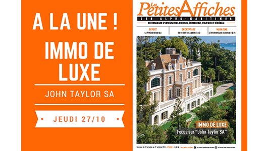 A la Une des Petites Affiches des AM ce jeudi 27 octobre 2016