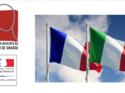 Célébration du jumelage entre les tribunaux et les barreaux de Grasse et de Florence (Italie)