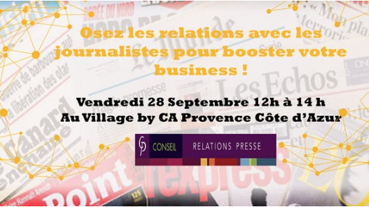 Atelier Village By CA : Osez les relations avec les journalistes pour booster votre business