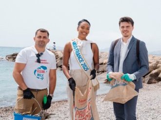 Saint Algue et Miss France 2025 unis pour l'océan à Borély