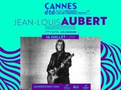 Jean-Louis Aubert en live sur la terrasse du Palais des Festivals à Cannes le 16 juillet 