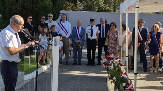Au Pradet, hommage solennel aux victimes du massacre d'Oran du 5 juillet 1962