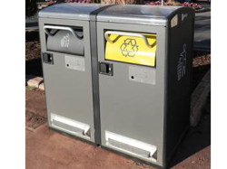 Cannes s'équipe de nouvelles corbeilles connectées à compaction solaire biflux