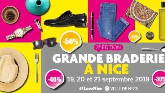 Deuxième édition de la Grande Braderie à Nice du 19 au 21 septembre 2019