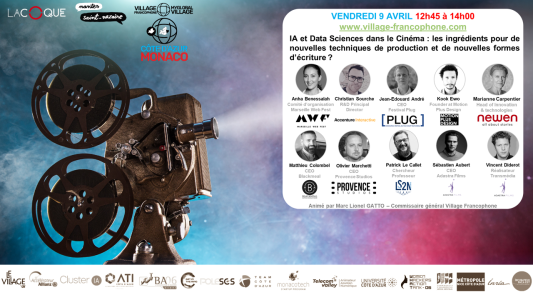 Webinaire : "IA et Data Sciences dans le cinéma" le 9 avril