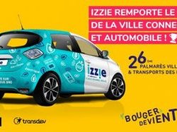 L'expérimentation d'auto-partage Izzie de la Métropole Nice Côte d'Azur récompensée du prix "Ville connectée et automobile"