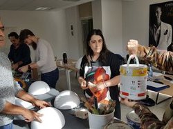 Quand un groupe de grassois expérimente la création d'entreprise par la réalisation d'une oeuvre de street art
