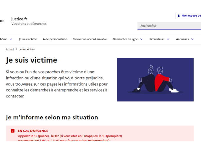 Le ministère de la Justic