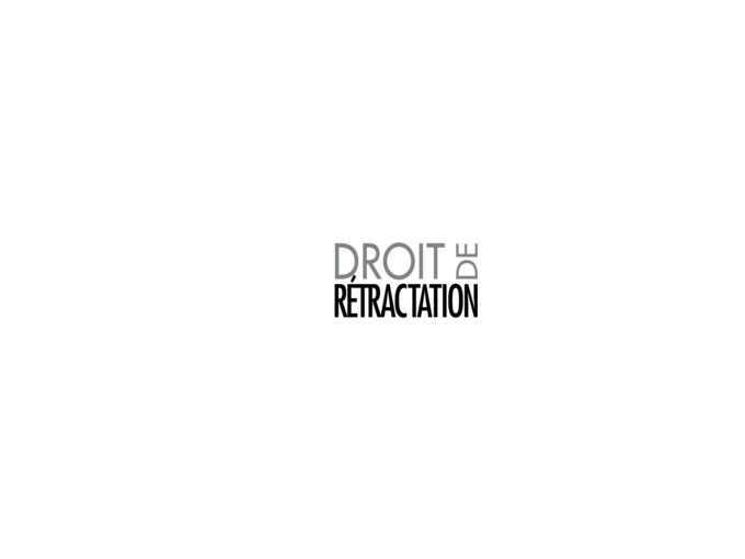 Droit de rétractation (…)