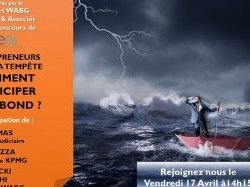 Webinaire : entrepreneur dans la tempête comment anticiper le rebond ? par WABG Avocats et UPE06