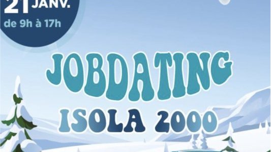 Le Crédit Agricole organise un jobdating givré à Isola !