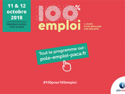 "Les 100 % emploi" : rendez-vous les 11 et 12 octobre dans les Alpes-Maritimes