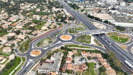 VINCI Autoroutes a inauguré l'élargissement à 2x3 voies de l'A57, un projet réalisé par NGE