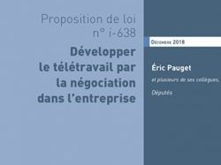 Le député des Alpes-Maritimes Éric Pauget dépose une proposition de loi visant à faire évoluer le télétravail