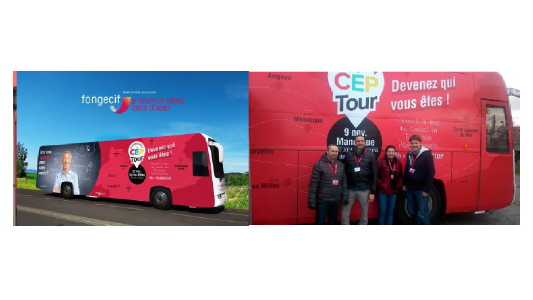 Bilan du Fongecif Paca Cép Tour : un bus qui fait avancer l'évolution professionnelle !