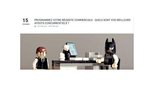 #classroom CEEI : Muscler votre discours commercial, le 15 février