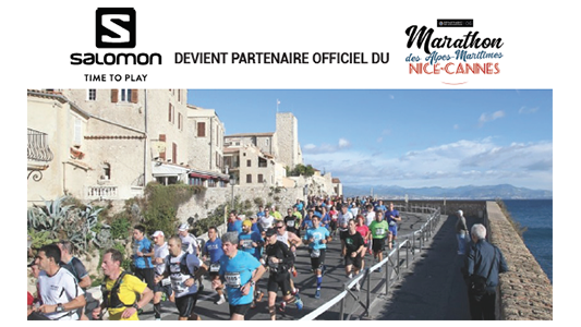 Salomon partenaire officiel du Marathon Nice-Cannes