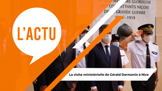La visite ministérielle de Gérald Darmanin à Nice