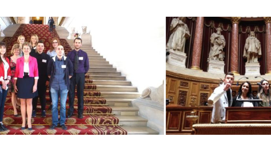 Rencontres sénatoriales de l'apprentissage : des apprentis de PACA à Paris 