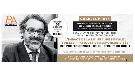 Conférence : "Impact de la loi fraude fiscale sur les pratiques et responsabilités des professionnels du chiffre et du droit" 
