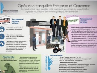 Tout savoir sur l'OTEC, l'Opération tranquillité Entreprises et Commerces de la gendarmerie
