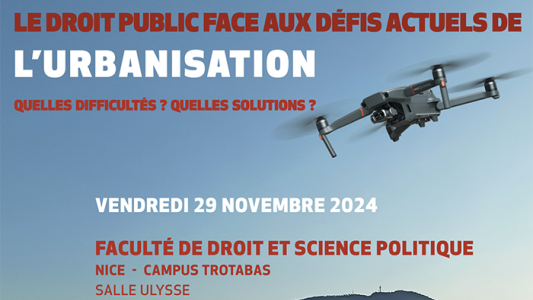 Colloque Cerdacff : "Le droit public face aux défis actuels de l'urbanisation - Quelles difficultés ? Quelles solutions ?"