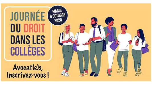La journée du droit dans les collèges : en route pour la 3ème édition le 6 octobre !