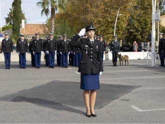 Gaëlle Rouault, commandante des gendarmes de la compagnie de Hyères