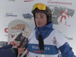 Maxime Montaggioni, médaille d'or en snowboard handisport
