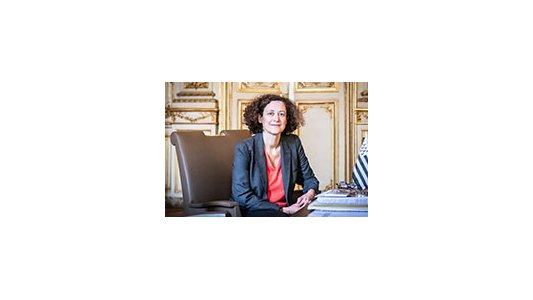 Emmanuelle Wargon, secrétaire d'État auprès du ministre d'État, ministre de la Transition écologique et solidaire, à Grasse vendredi 5 juillet 