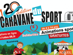 Tournée estivale de la Caravane du Sport 2021 : le programme de la 20e édition !