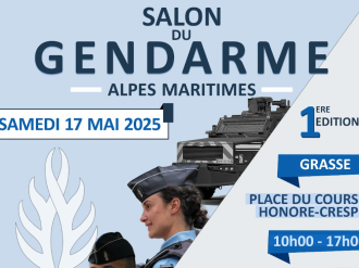 Grasse accueille le 1er Salon du Gendarme le 17 mai