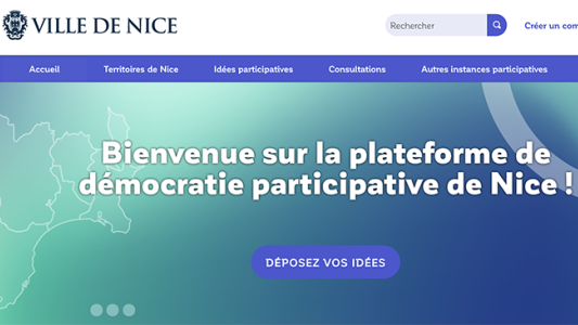 Démocratie participative : une plateforme à la disposition des niçois pour prendre part à la vie de la cité