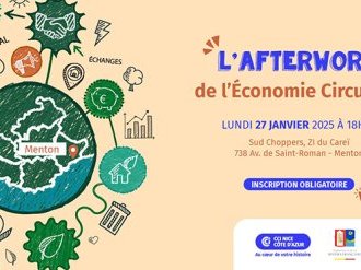 Menton : afterwork de l'économie circulaire le 27 janvier