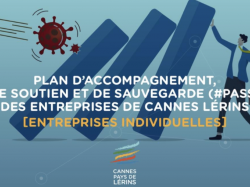  Accompagnement et sauvegarde des entreprises : l'Agglo Cannes Lérins a engagé des actions locales d'urgence