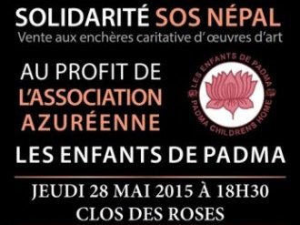 SOS - SOLIDARITÉ NÉPAL : Ventes aux enchères d'œuvres d'art au profit des « Enfants de Padma »