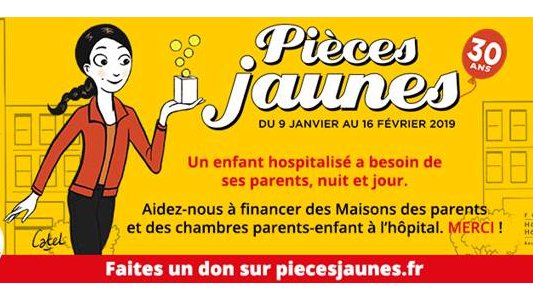 Samedi 9 février, tout Nice se mobilise à l'occasion de l'édition 2019 des Pièces Jaunes !