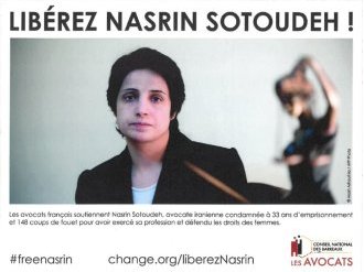 #FreeNasrin du CNB : 200 000 soutiens et mobilisation prévue demain à Paris