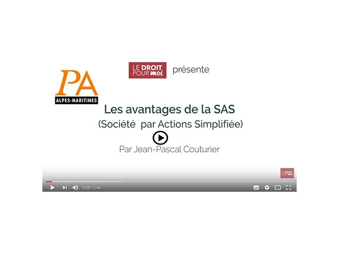 Vidéo - La SAS : les (…)