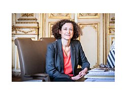 Emmanuelle Wargon, secrétaire d'État auprès du ministre d'État, ministre de la Transition écologique et solidaire, à Grasse vendredi 5 juillet 