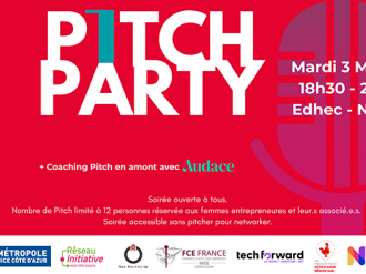 Pitch Party dédiée aux entrepreneures le 3 mars à l'EDHEC : proposez votre projet !