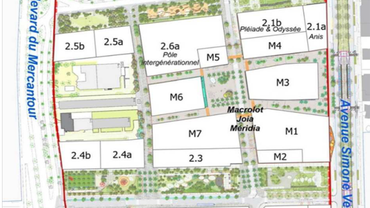 Nice Meridia : consultation d'opérateurs immobiliers pour la cession du lot 2.5a à bâtir 
