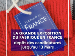 Grande Exposition du Fabriqué en France à l'Elysée : ouverture de l'appel à candidatures 2023