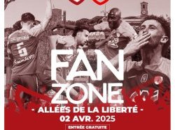 Demi-finale de la Coupe de France 2025, AS Cannes – Stade de Reims : une « fan zone » sur les Allées de la Liberté