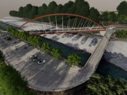 Le futur pont de La Trinité sera un ouvrage de type Bow-String 